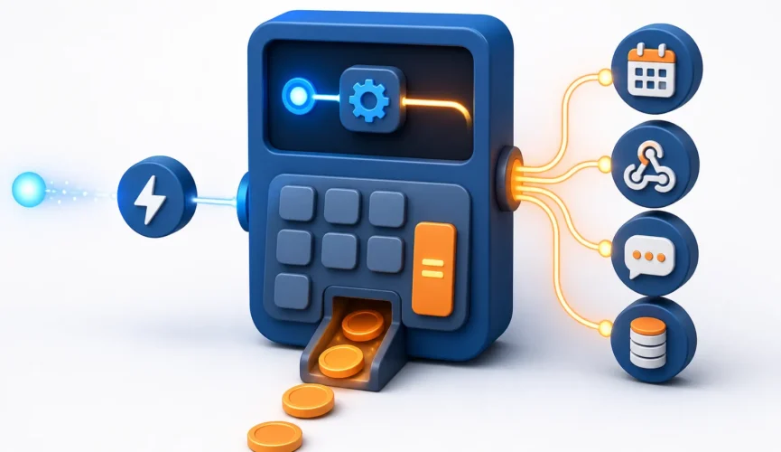 How can you estimate n8n’s monthly cost from your expected workflow volume and usage?