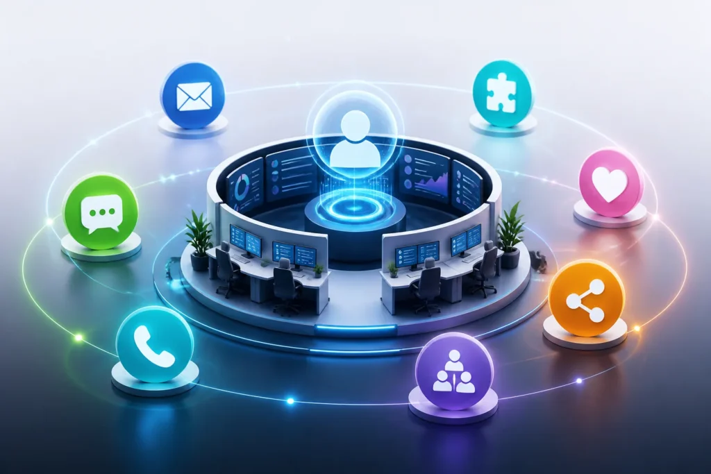 How do Zendesk, Freshdesk, Salesforce Service Cloud, Intercom, and Help Scout compare for channels, integrations, and team