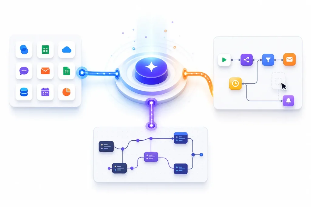 What are Zapier, Make, and n8n, and how do their automation models differ?
