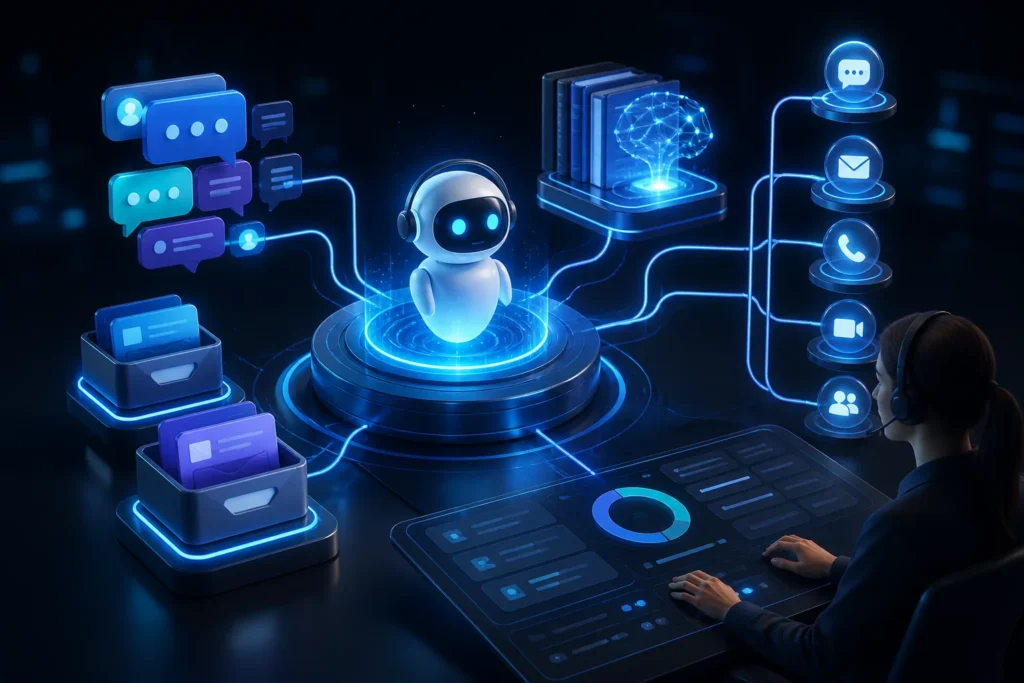 What features distinguish customer support automation tools from standard help desk software?