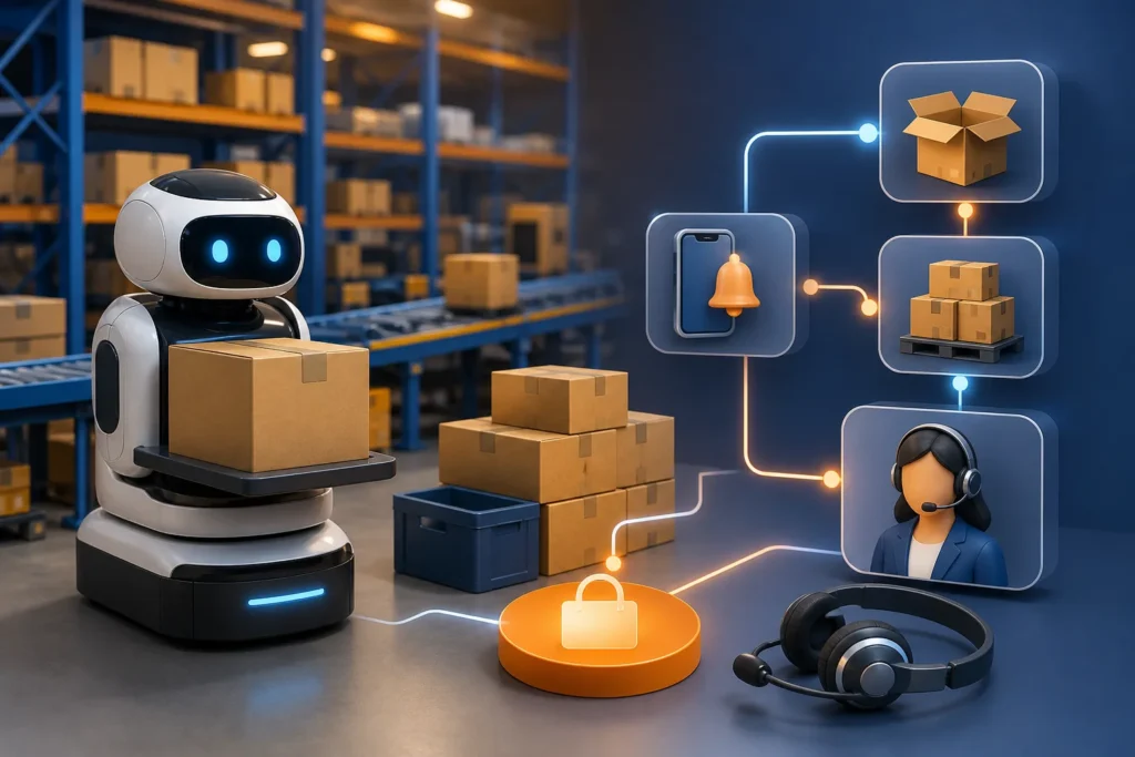 What n8n automations can ecommerce businesses use for order processing, inventory updates, and customer support?