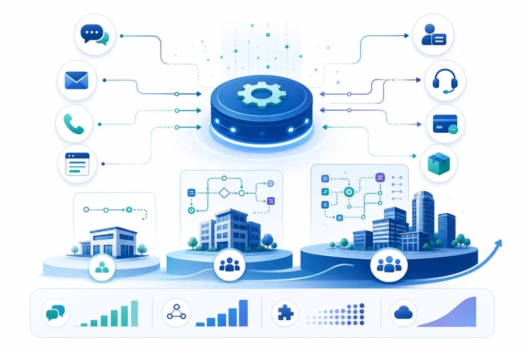 Which factors—such as support volume, channels, integrations, and business size—drive automation costs?